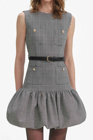 Prince Of Wales Check Mini Dress