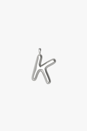 Letter charm Small K