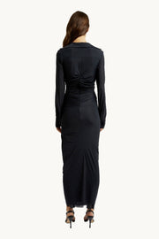 Venus Plunge Shirt Dress