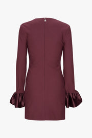 Frill Sleeved Mini Dress