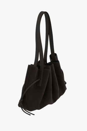 Scallop Shoulder Bag Suede