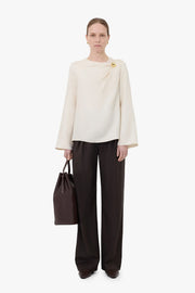 Azae draped blouse
