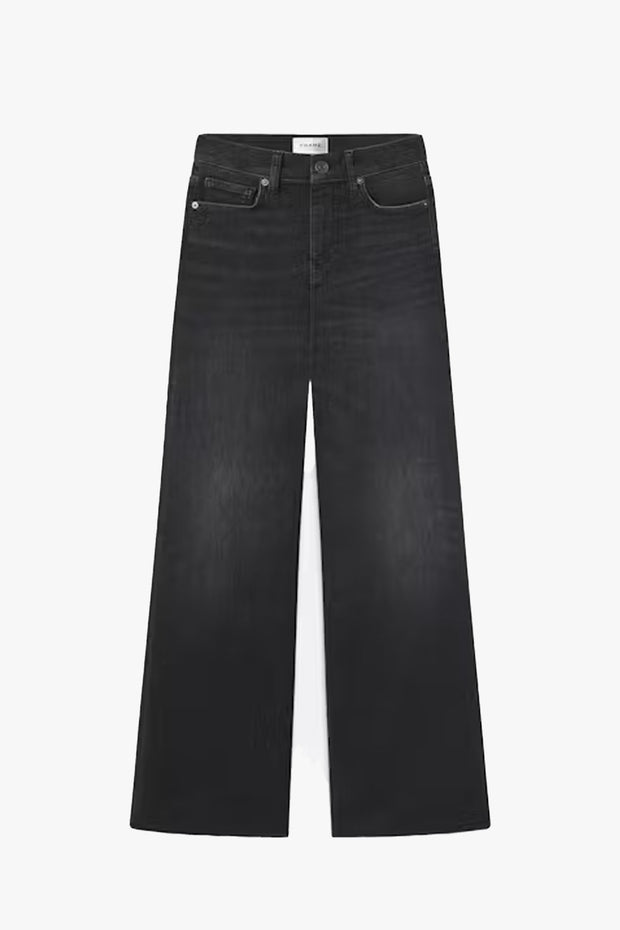 Le Slim Palazzo Raw Fray