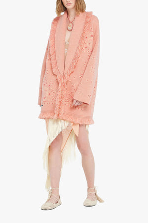 Bandana Jacquard Cardigan