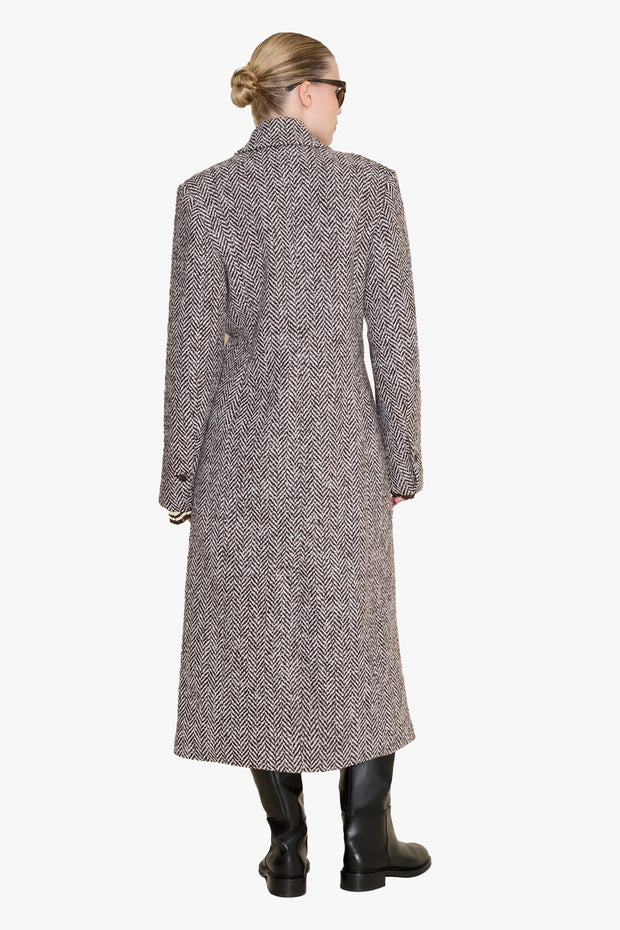 Emi Herringbone Coat