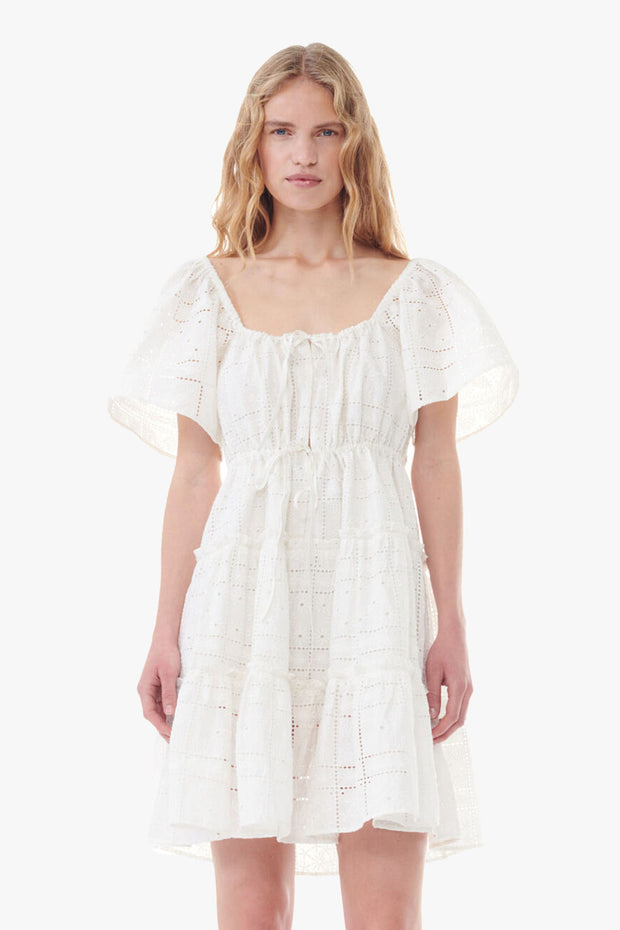 Light Broderie Anglaise Layer Dress