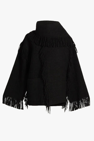 Fringed Scarf Jacket