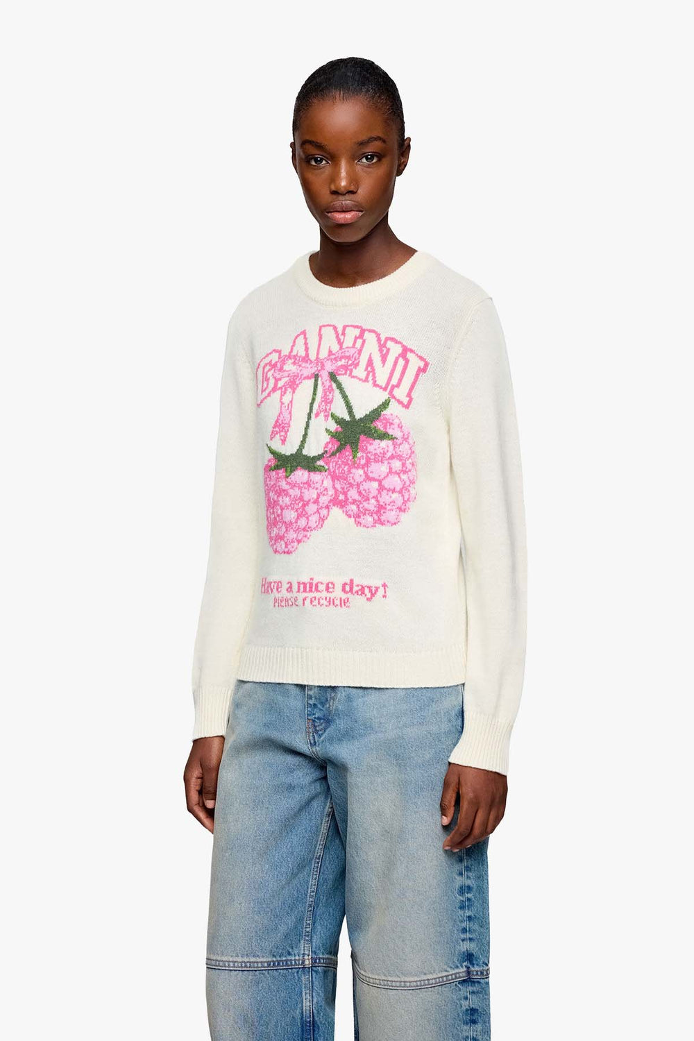 Graphic Wool Sweater