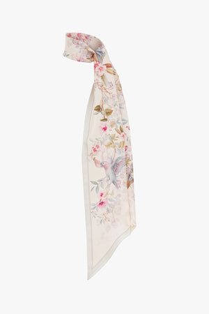 Printed Silk Neck Scarf
