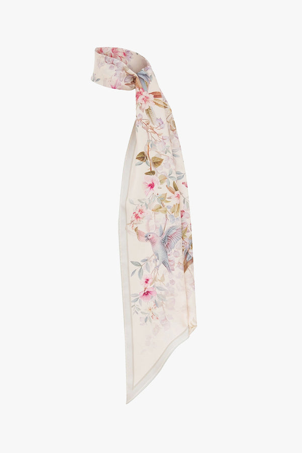 Printed Silk Neck Scarf