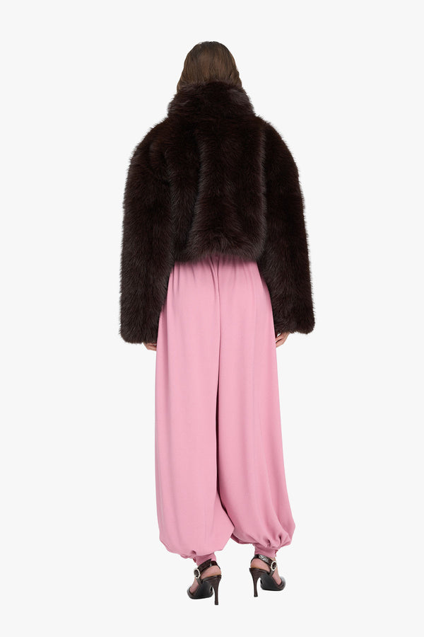 Faux Fur Cropped Jacket