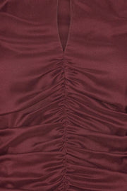 Chiffon Ruched Ls Top