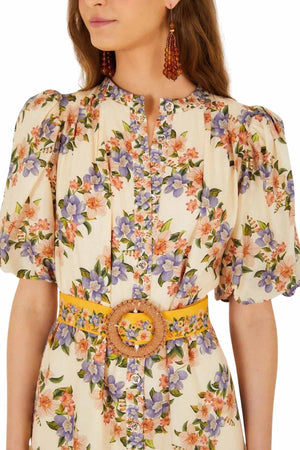 Hilo Stripes Sand Mini Dress