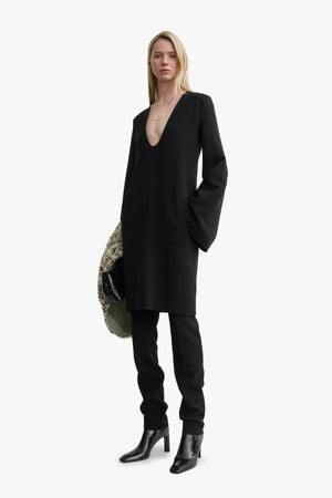 Short Bell-Sleeve Dress