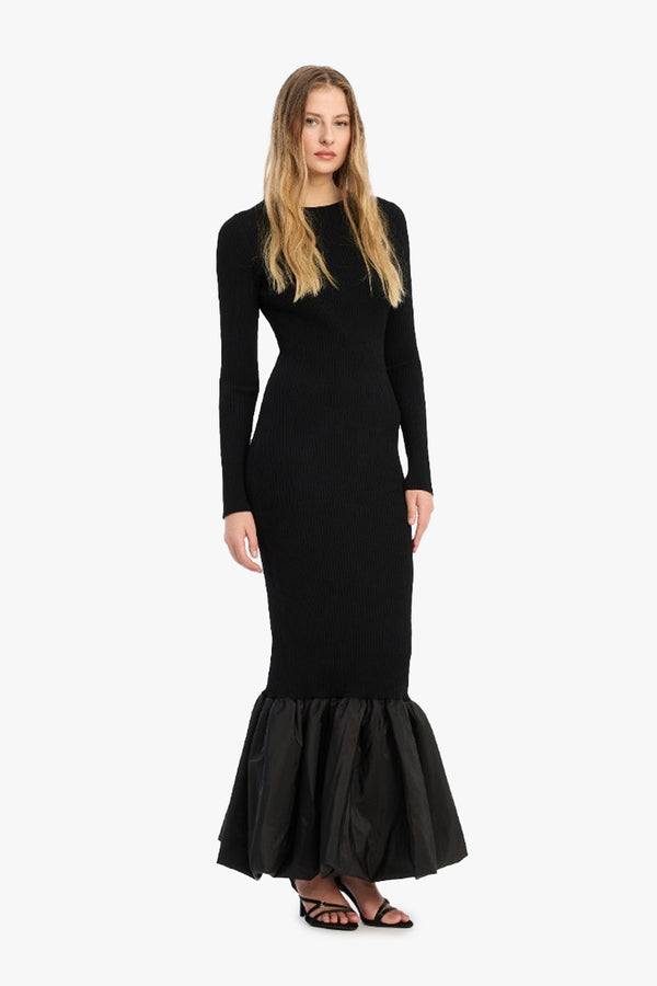 Knit Maxi Cutout Dress