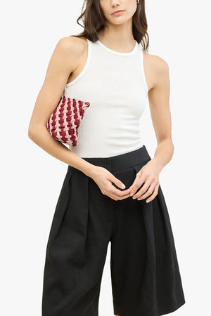 Gigi Small Clutch Double Weave