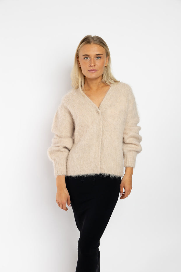 Knit V-Neck Cardigan