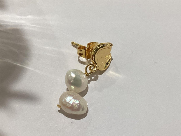 Pearly drop Earring-Short