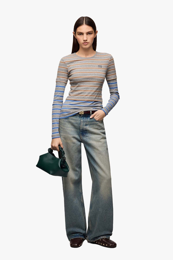 Soft Cotton Rib Long Sleeve Double Layer