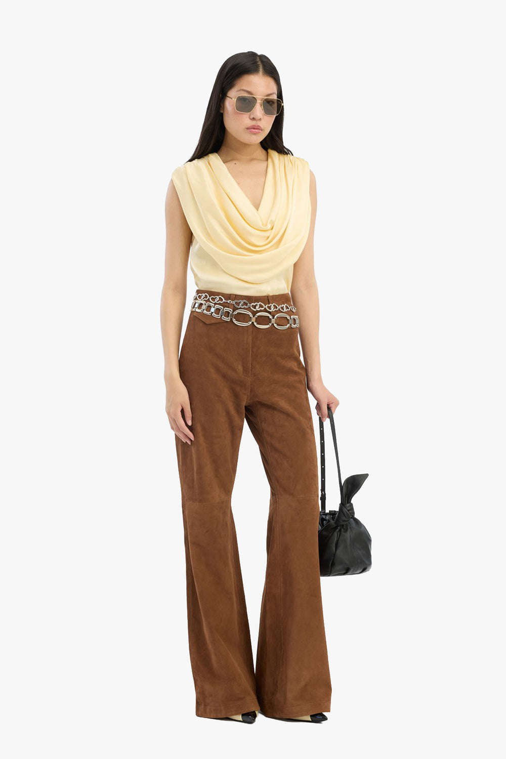 Marissa Flap Suede Pants