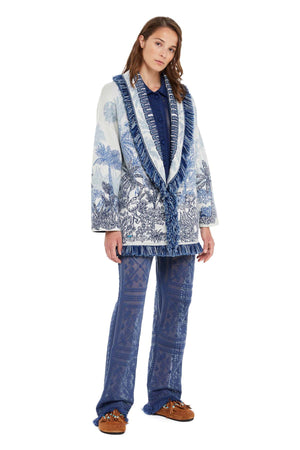 Jungle Toile De Jouy Cardigan