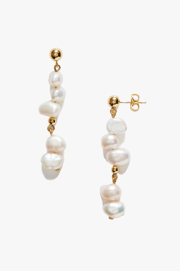 Pearly Drop Earring