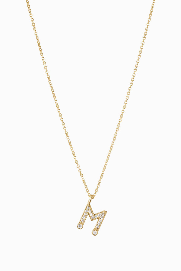 Simple M - Necklace
