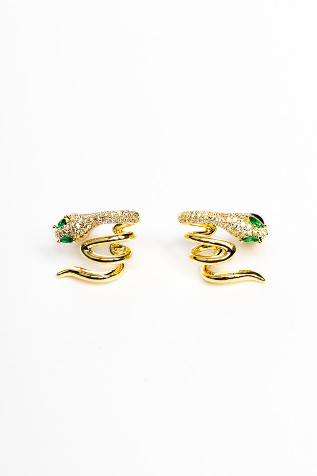 snake cuff earring