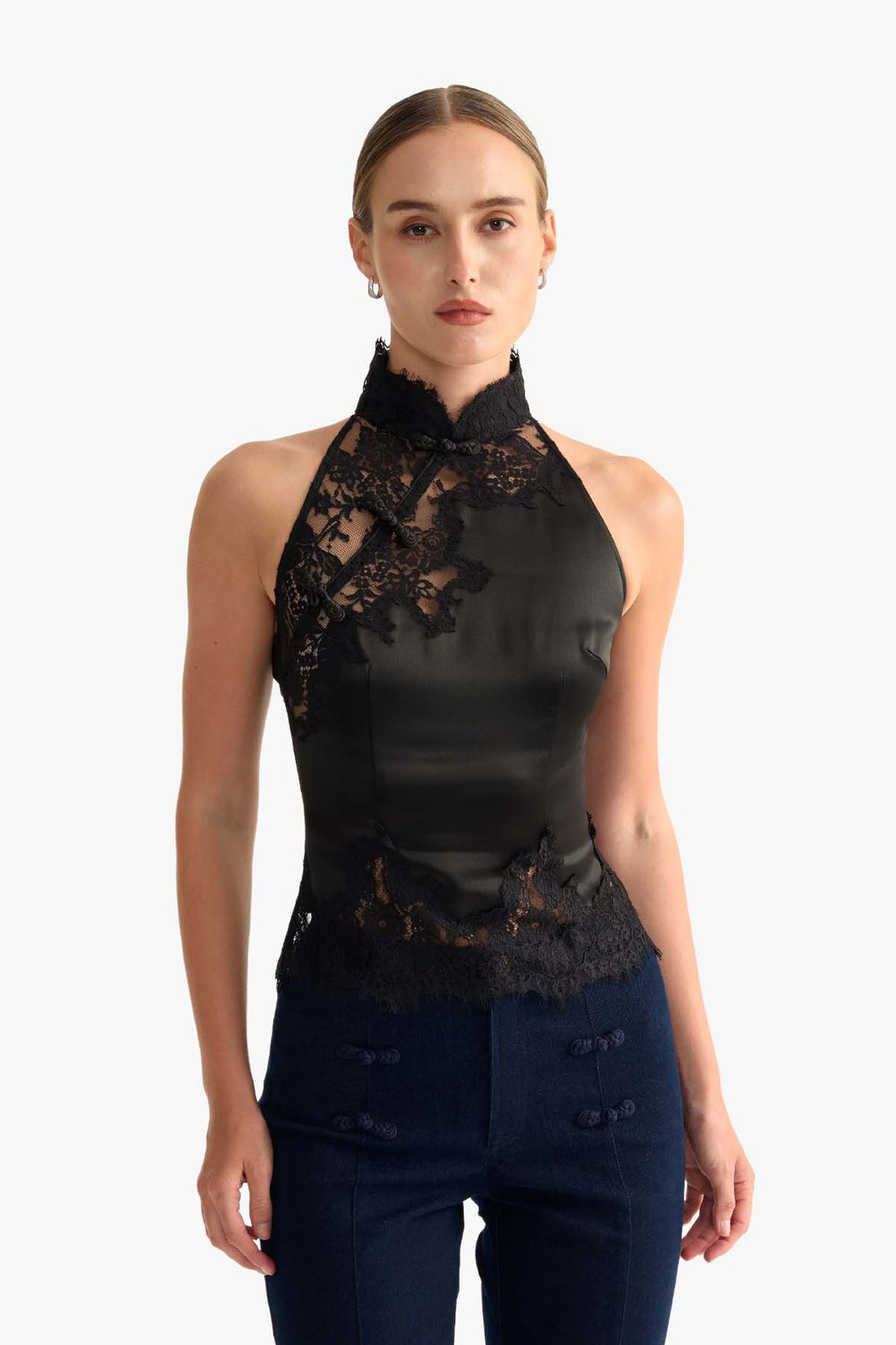 Elva Satin Top