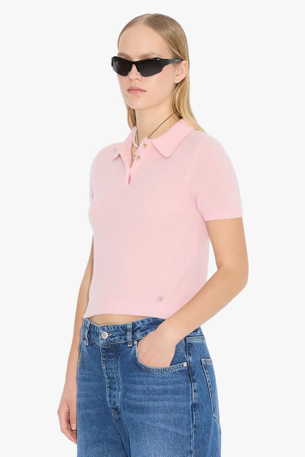 Cashmere Short Sleeve Polo