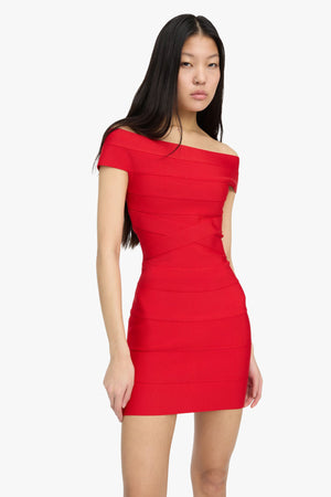 Mini Fitted Knit Dress