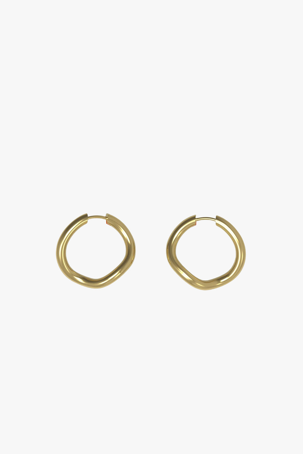 Thorn Hoop Round - gold plated