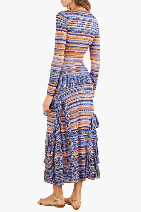 Delila Ruffle Knit Skirt