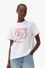 Basic Jersey Bunnies Relaxed T-Shirt