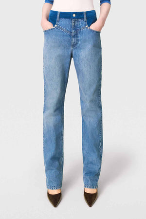Curduroy Mix Slim Jeans