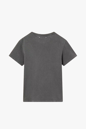 Golden W's Slim T-shirt Distressed Cotton Jersey With Logo