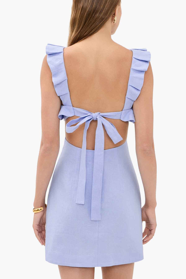 Indra Frilled Mini Dress