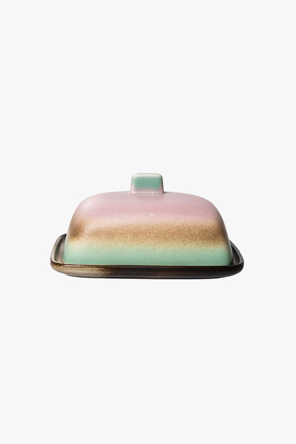 70s Ceramics Butter Dish Mercury