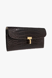 T-Lock Croco-Embossed