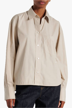 Cropped Long Sleeve Shirt