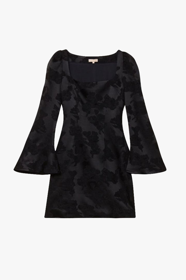 Silk Jacquard Mini Dress