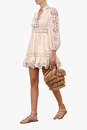 Patience Plunge Mini Dress