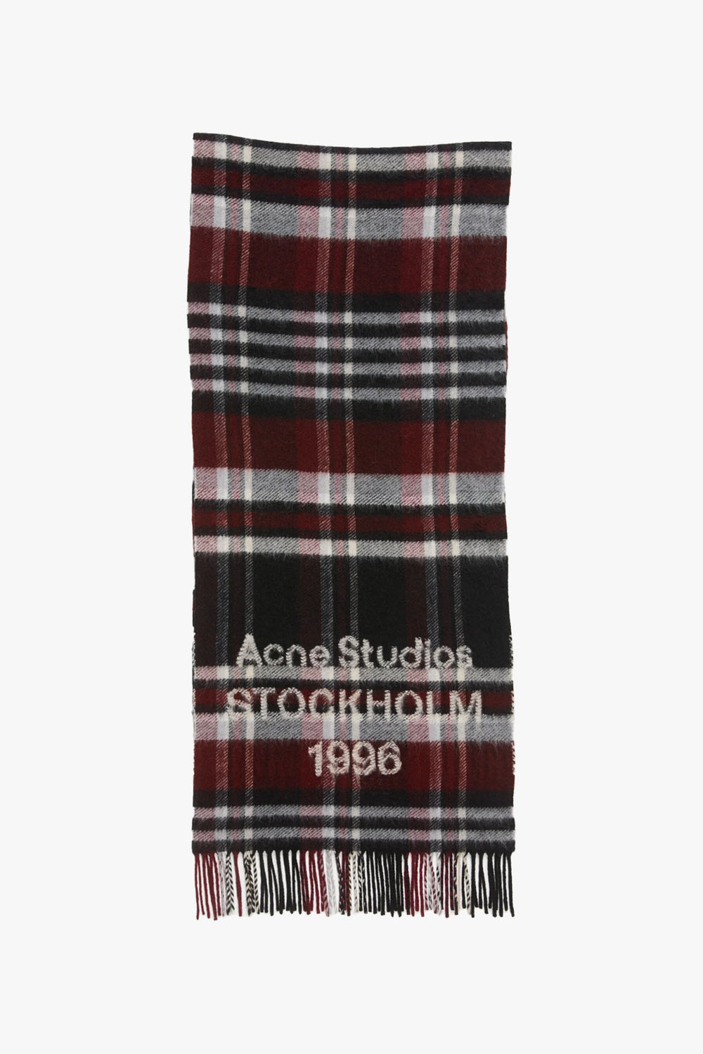 Logo Scarf With Fringe