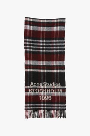 Logo Scarf With Fringe
