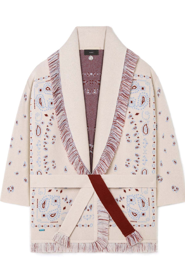 Cardigan Jacquard Bandana