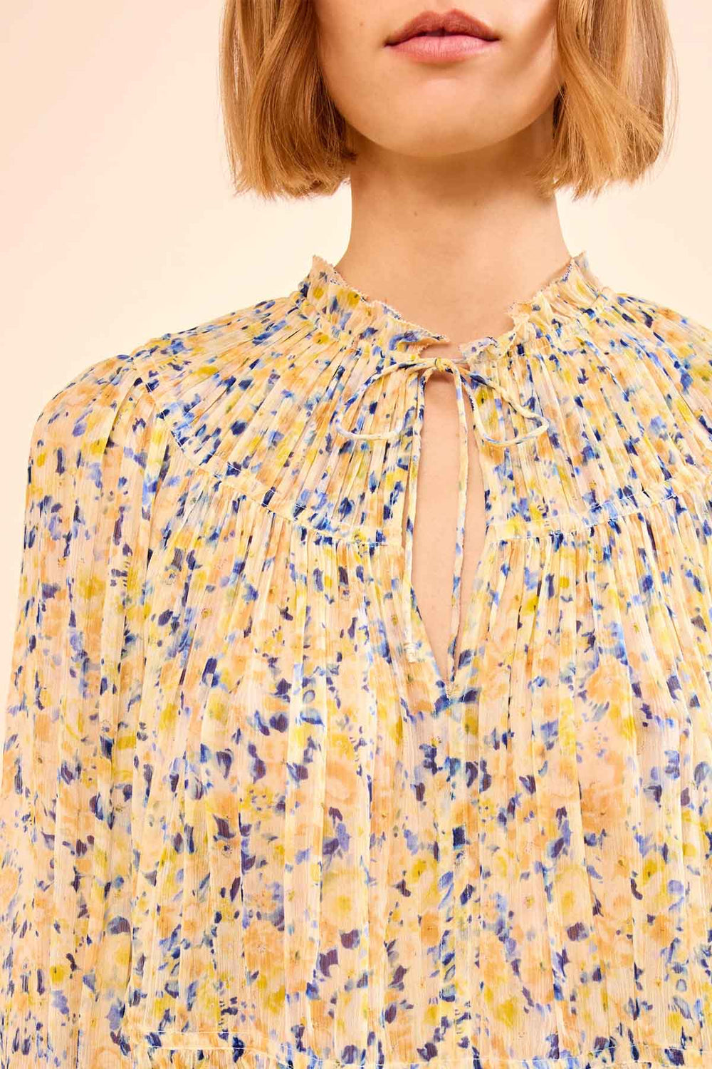 Leandra LS Silk Blouse