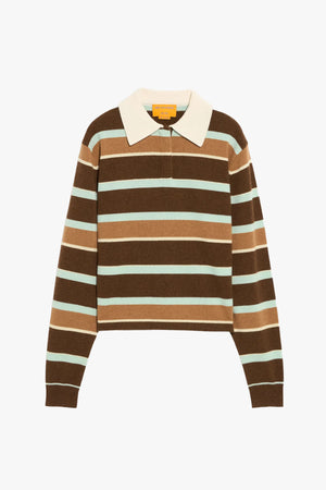 Cropped Stripe Rugby