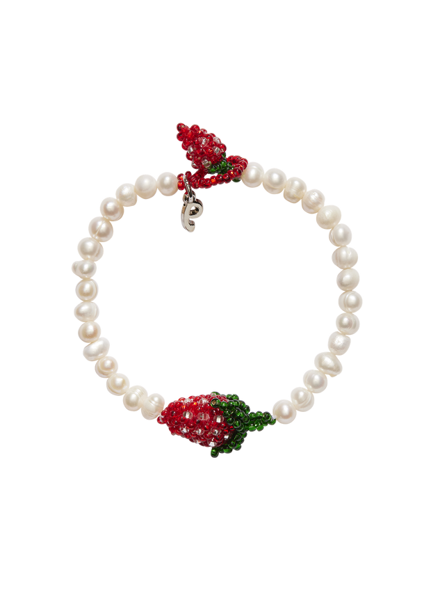 Pearl Strawberry Bracelet