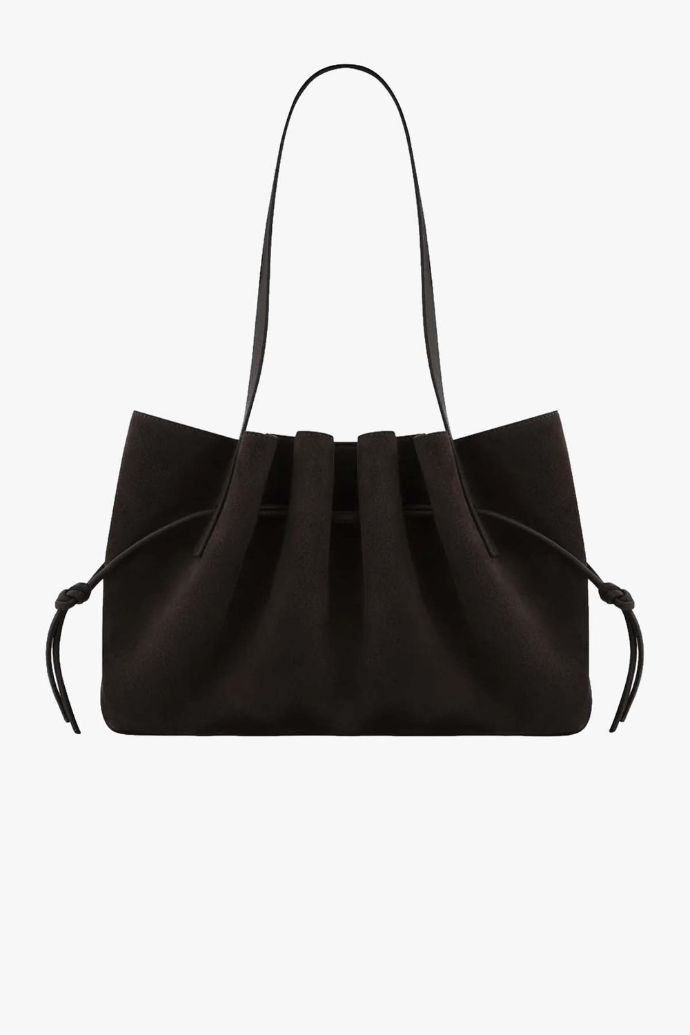 Scallop Shoulder Bag Suede