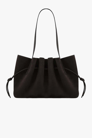 Scallop Shoulder Bag Suede